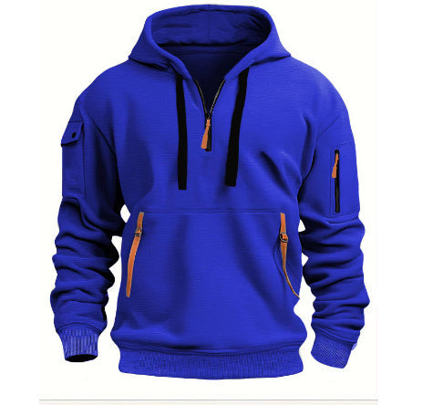 Dropped Shoulder Hooded Sweatshirt for All Sizes