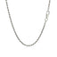 Chaîne en Argent Sterling 1,8 mm à Motif Corde Découpé
