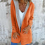 Manteau Cardigan Contrast Élégant pour Femmes avec Capuche
