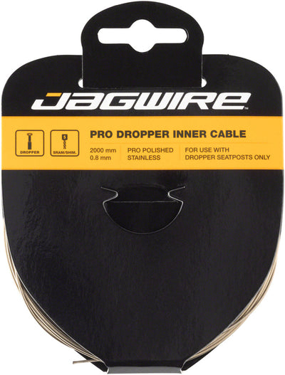 Jagwire Pro Dropper Inner Cable - 0.8 x 2000mm Stainless Steel