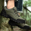 Men's Low-Top Leather Hiking Boots for Autumn & Winter