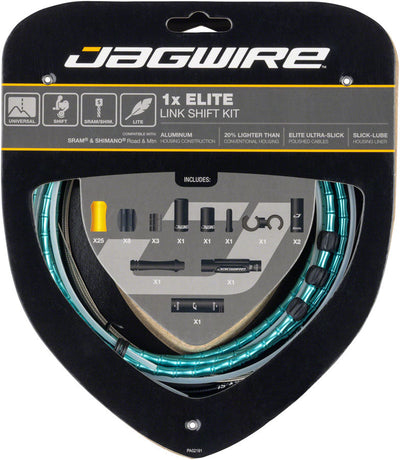 Jagwire 1x Elite Link Shift Cable Kit - Celeste