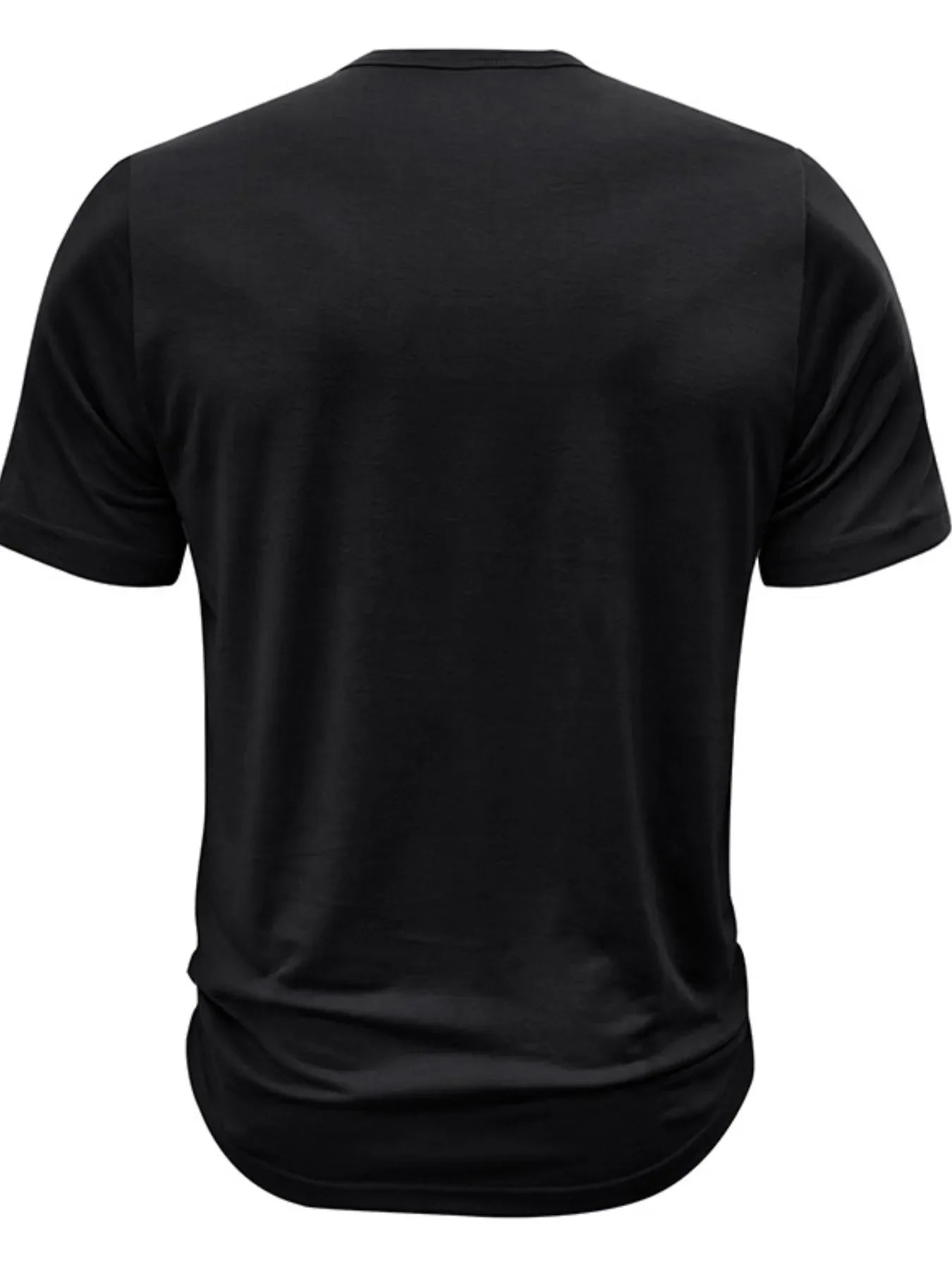 Camiseta de Cuello Redondo Clásica para Hombre en Tallas Grandes