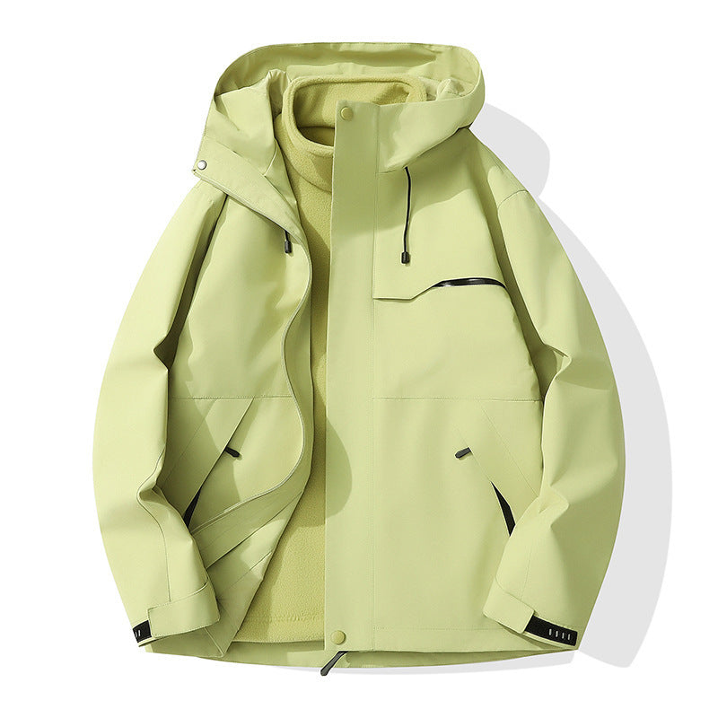 Veste de sport imperméable en coton pour homme