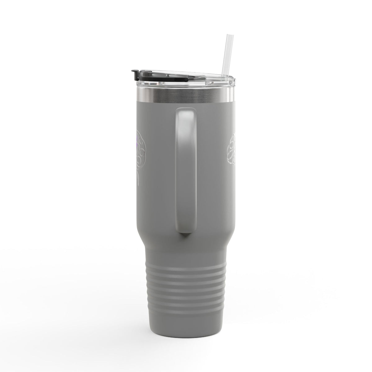 Abstract Brain Line Art 40oz Insulated Tumbler with Handle