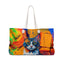Abstract Cat Weekender Bag - Stylish & Functional
