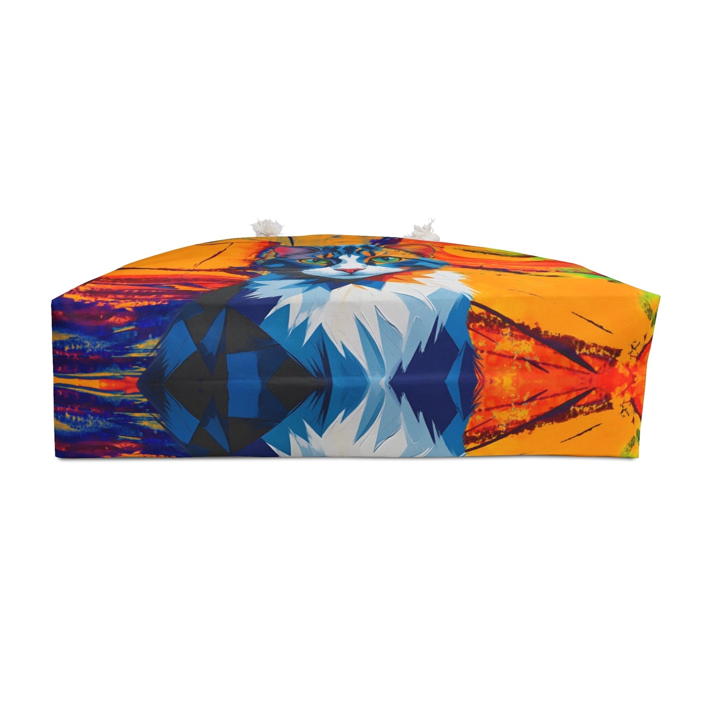 Abstract Cat Weekender Bag - Stylish & Functional