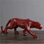 Estatua de Leopardo de Resina Abstracta: Decoración Moderna para Oficina en Casa