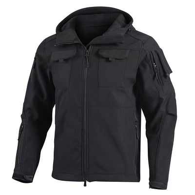 Chaqueta a Prueba de Viento Forrada de Forro Polar Soft Shell Beetle Top