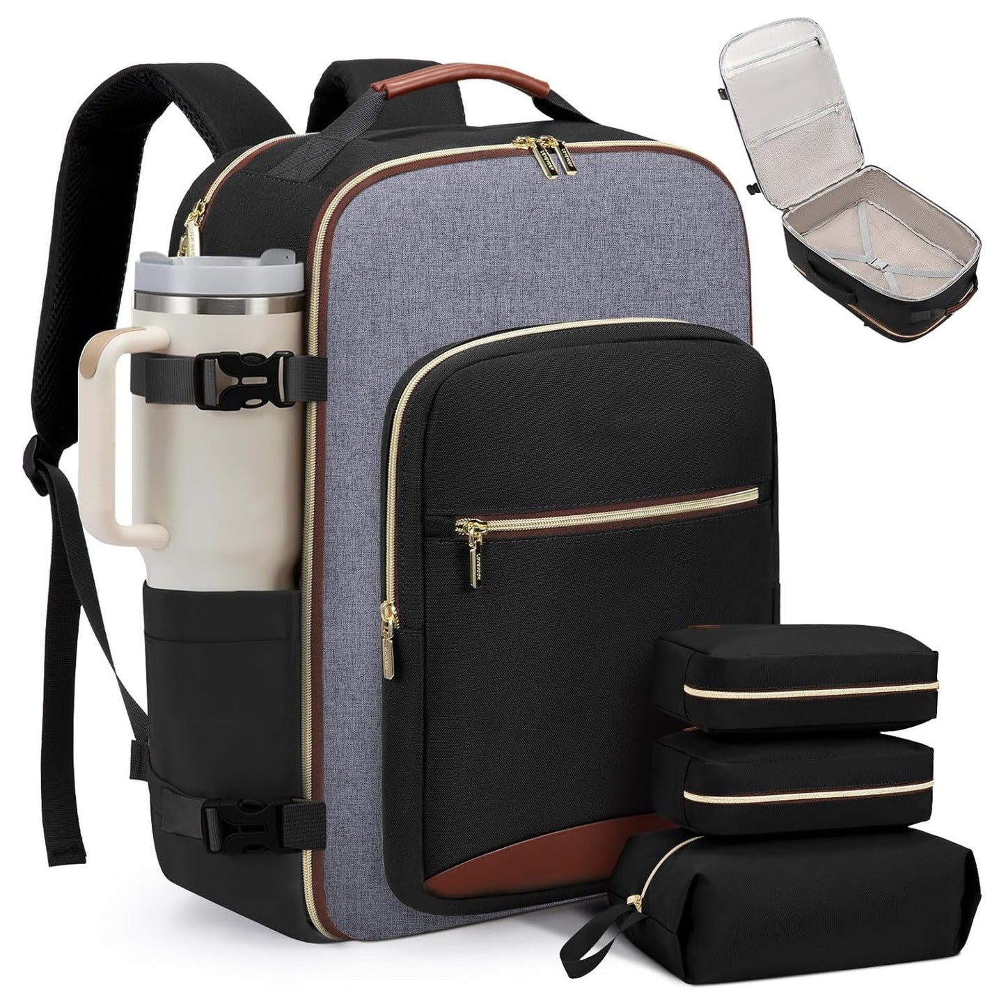 Juego de Equipaje de Mano para Aerolínea con Bolsas Organizadoras