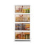 4-Tier Foldable Storage Bins with Magnetic Doors & Wheels
