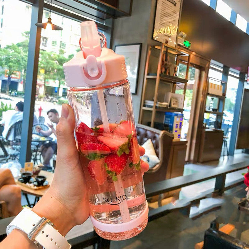 Botella de Agua Portátil de Fitness de Verano