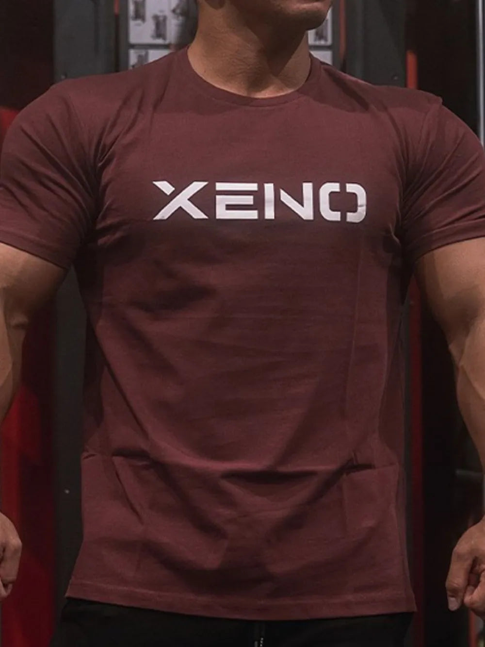 Camiseta de manga corta con cuello redondo para hombre en tallas grandes