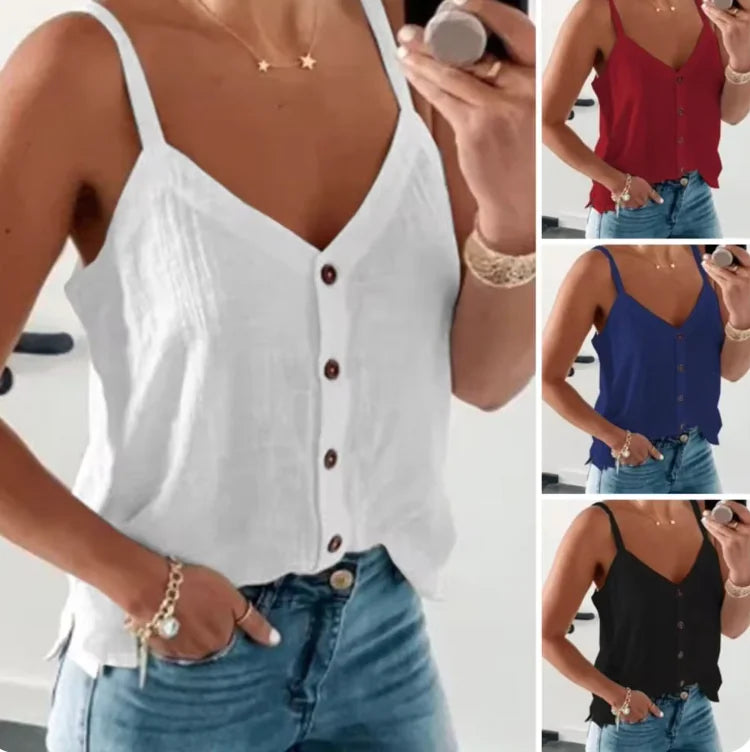 Blouse à bretelles élégante dénudée des épaules - Chic et confortable