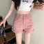 Shorts en denim pour femmes style Hong Kong pour l'été