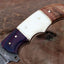 Premium Custom Damascus Steel Hunting Knife – 9" G10, Bone & Rosewood Handle | KBS Knives - Korvel