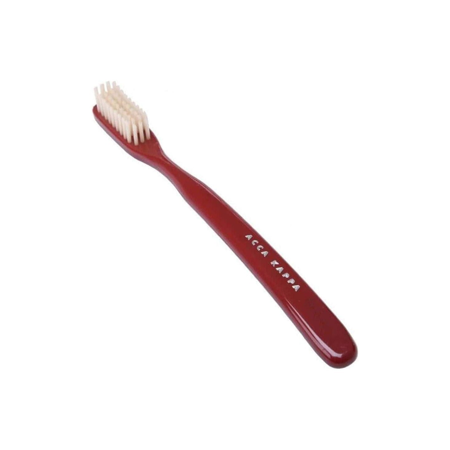 Brosse à dents vintage rouge Acca Kappa - Poils en nylon doux