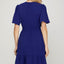 Elegant Ruffled Surplice Mini Dress with Flutter Sleeves
