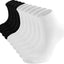 ACCFOD Women's Thin Cotton Ankle Socks - 5 Pairs in White & Black