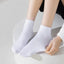 ACCFOD Women's Thin Cotton Ankle Socks - 5 Pairs in White & Black