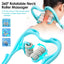 Portable 360° Neck and Body Massager with 6 Massage Balls for Pain Relief - Korvel