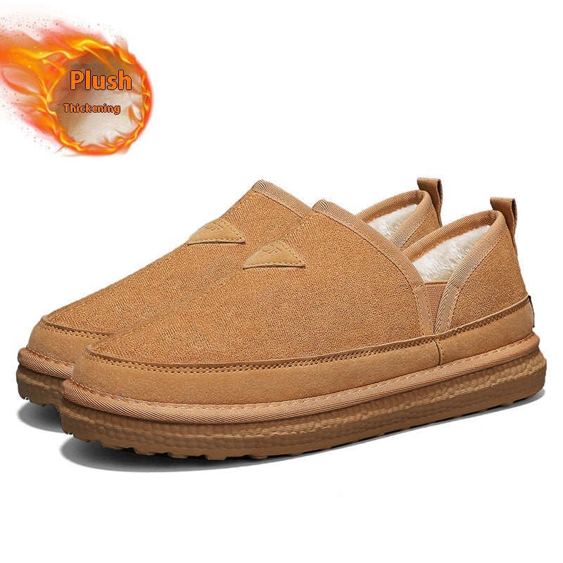 Botas de Nieve de Forro de V-Corte para Hombre - Elegantes y Cómodas