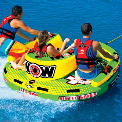 WOW Sports Zelda 1-3 Person Towable Water Tube