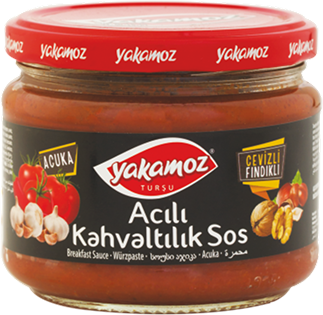 Yakamoz Breakfast Sauce Hot 300 g (10.6 oz) – Spicy Mediterranean Spread - Korvel