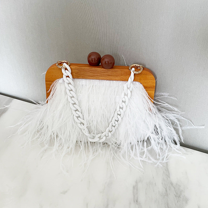 Sac à bandoulière en chaîne acrylique - Élégant et polyvalent