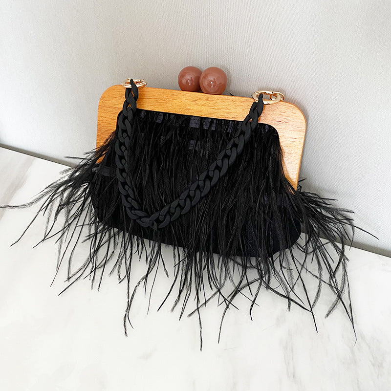 Sac à bandoulière en chaîne acrylique - Élégant et polyvalent