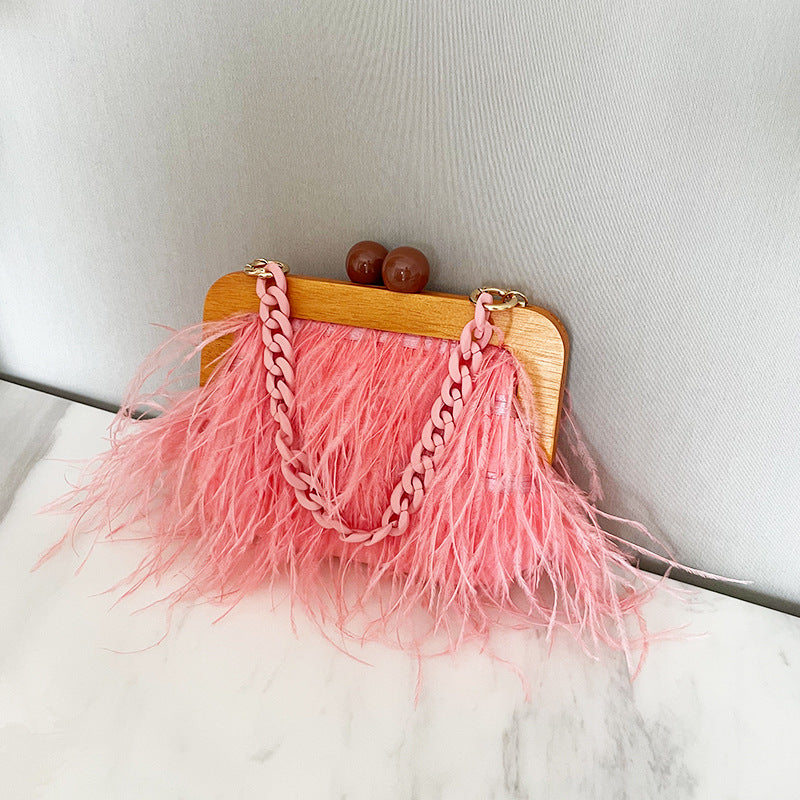 Sac à bandoulière en chaîne acrylique - Élégant et polyvalent