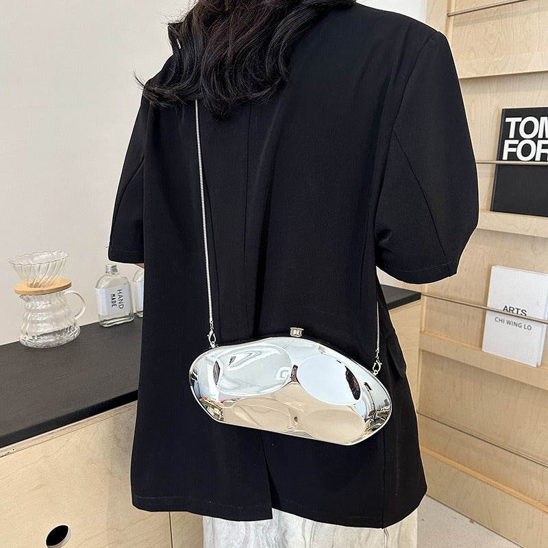 Acrylic small bag for women European and American fashion design foreign style shoulder bag crossbody box bag - Korvel