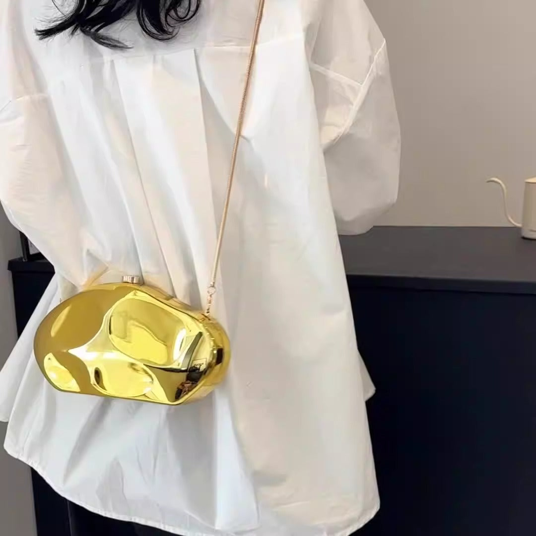 Acrylic small bag for women European and American fashion design foreign style shoulder bag crossbody box bag - Korvel