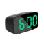 Reloj despertador LED de espejo acrílico premium con control por voz