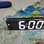 Reloj despertador LED de espejo acrílico premium con control por voz