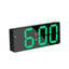 Reloj despertador LED de espejo acrílico premium con control por voz