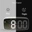 Reloj despertador LED de espejo acrílico premium con control por voz
