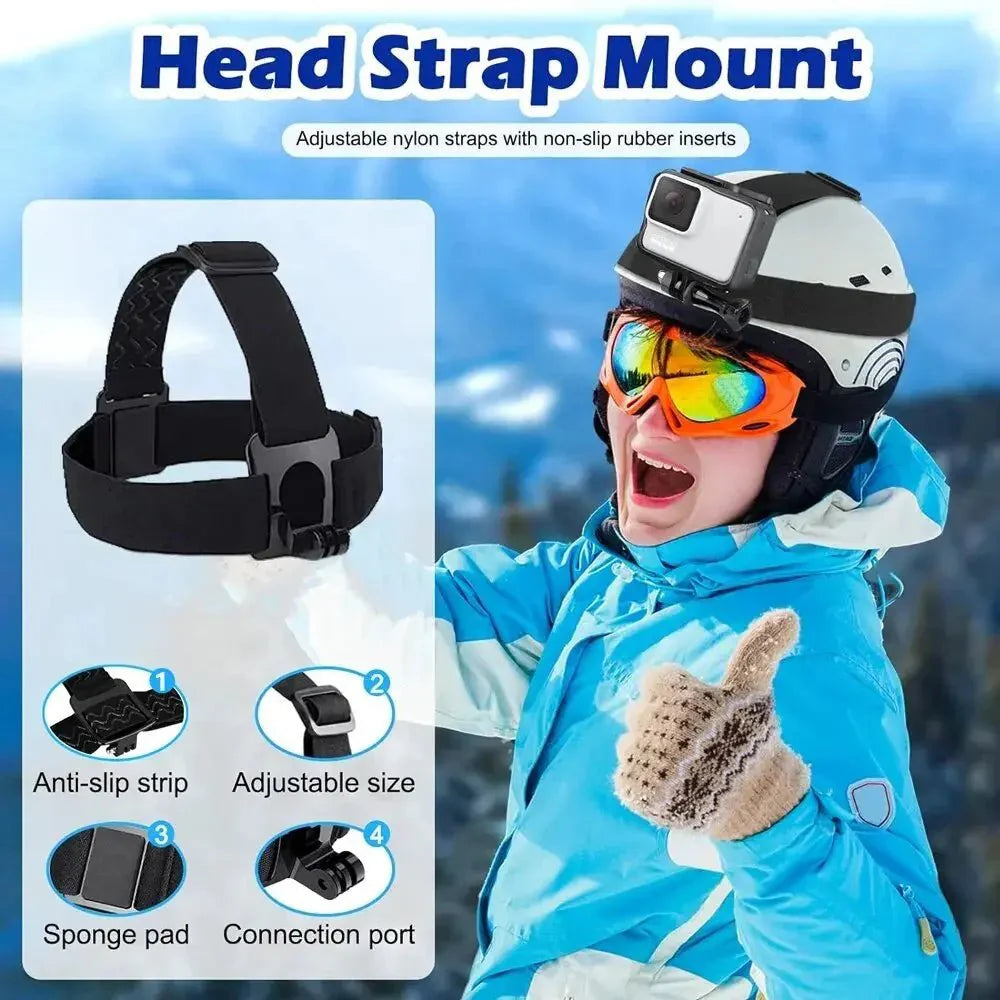Kit de Montaje para Cámara de Acción Premium