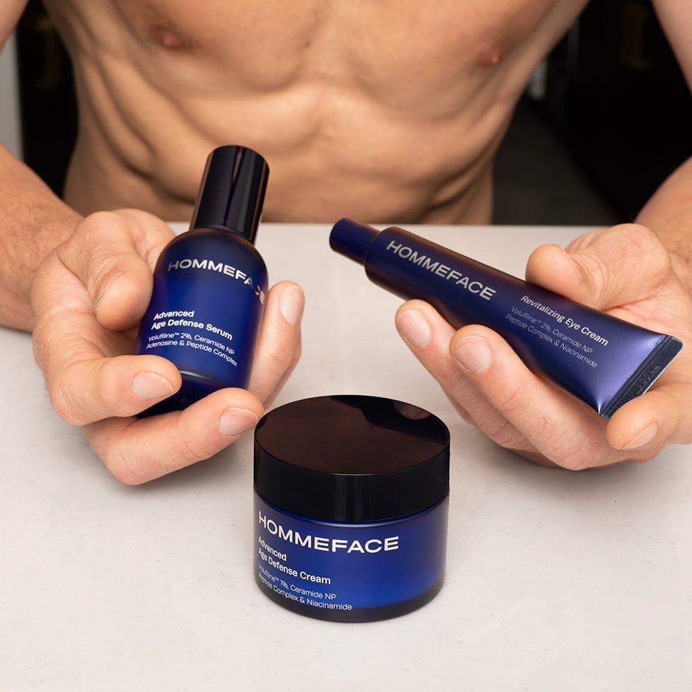 Conjunto de Cuidado de la Piel HommeFace Advanced Age Defense