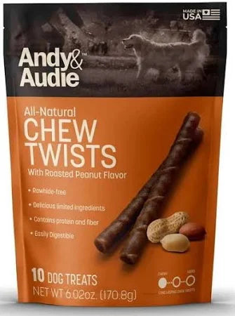 Andy & Audie Chews Naturales para Perros