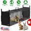 32in 2-Door Live Animal Cage Trap for Small Animals
