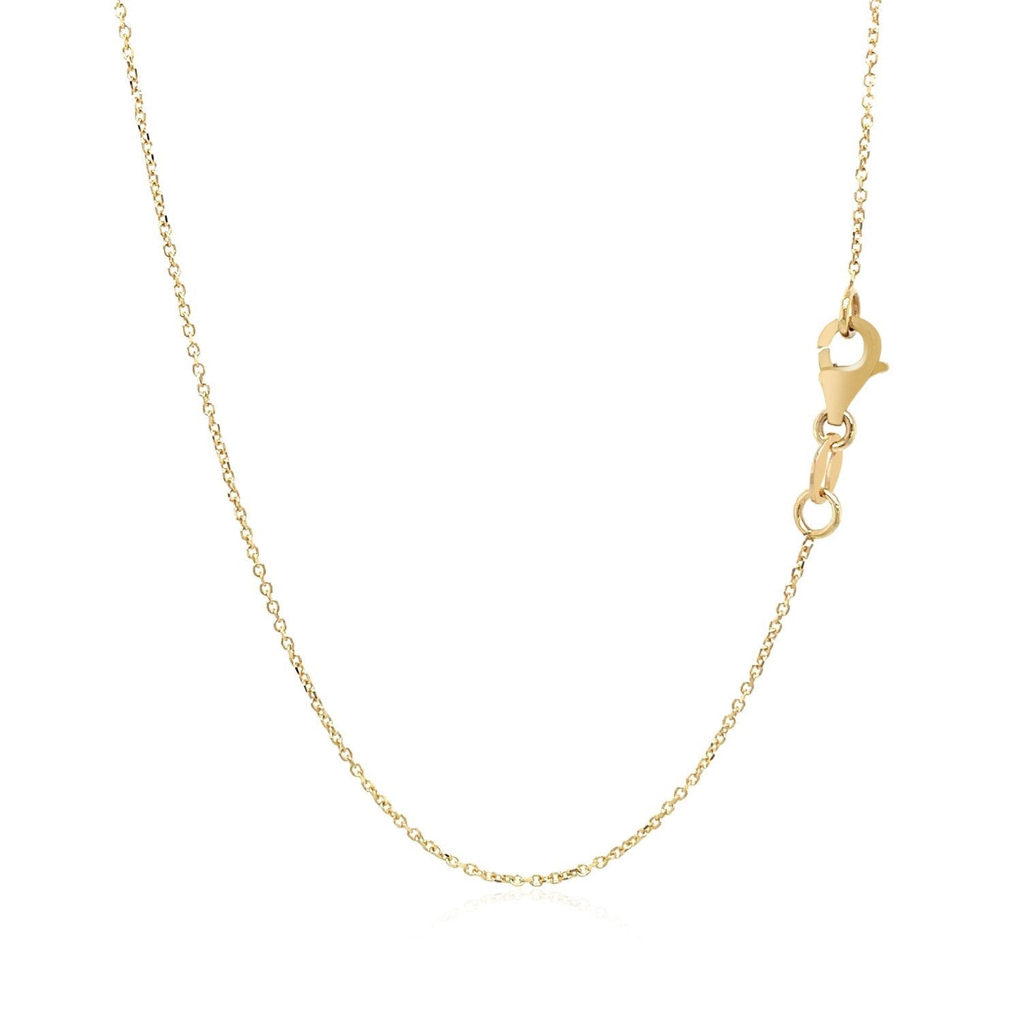 Collar de Rectángulos Interconectados de Oro Amarillo de 14k