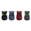 Fleece-Lined Waterproof Dog Jacket with Hood