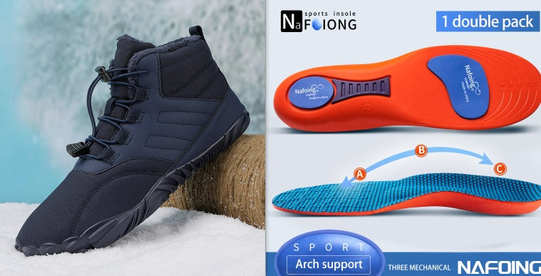 Bottes de sport extérieures à cinq doigts chaudes - Antidérapantes et résistantes à l'usure