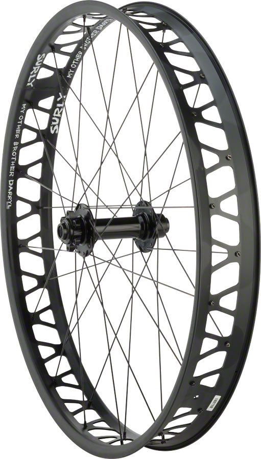 Roues avant Quality Bear Pawls - 26" 15 x 150mm 6-Bolt Noir 32H