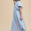 Vestido de Verano con Detalle de Smock Floral y Mangas Abullonadas