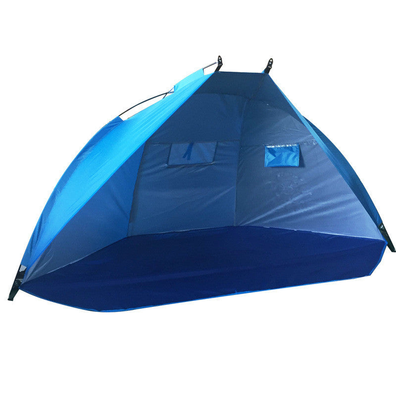 Tente de camping pop-up premium facile avec pare-soleil