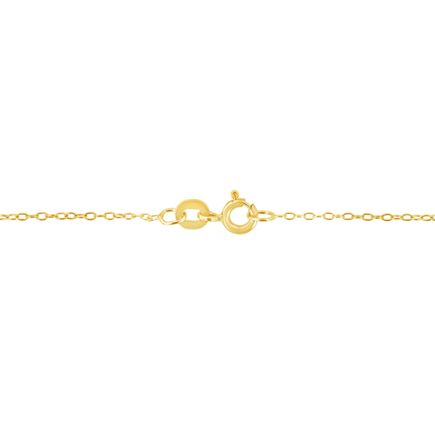 Collar con colgante de diamante en engaste de bisel de plata esterlina .925