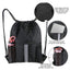 Multi-Purpose Drawstring Backpack with Shoe Compartment