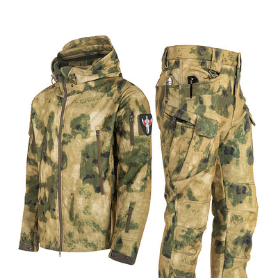 Veste de costume en peau de requin camouflage russe Ruins